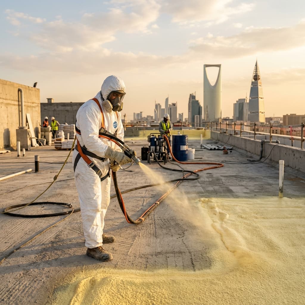 عزل فوم بمكة - عزل حراري ومائي للأسطح