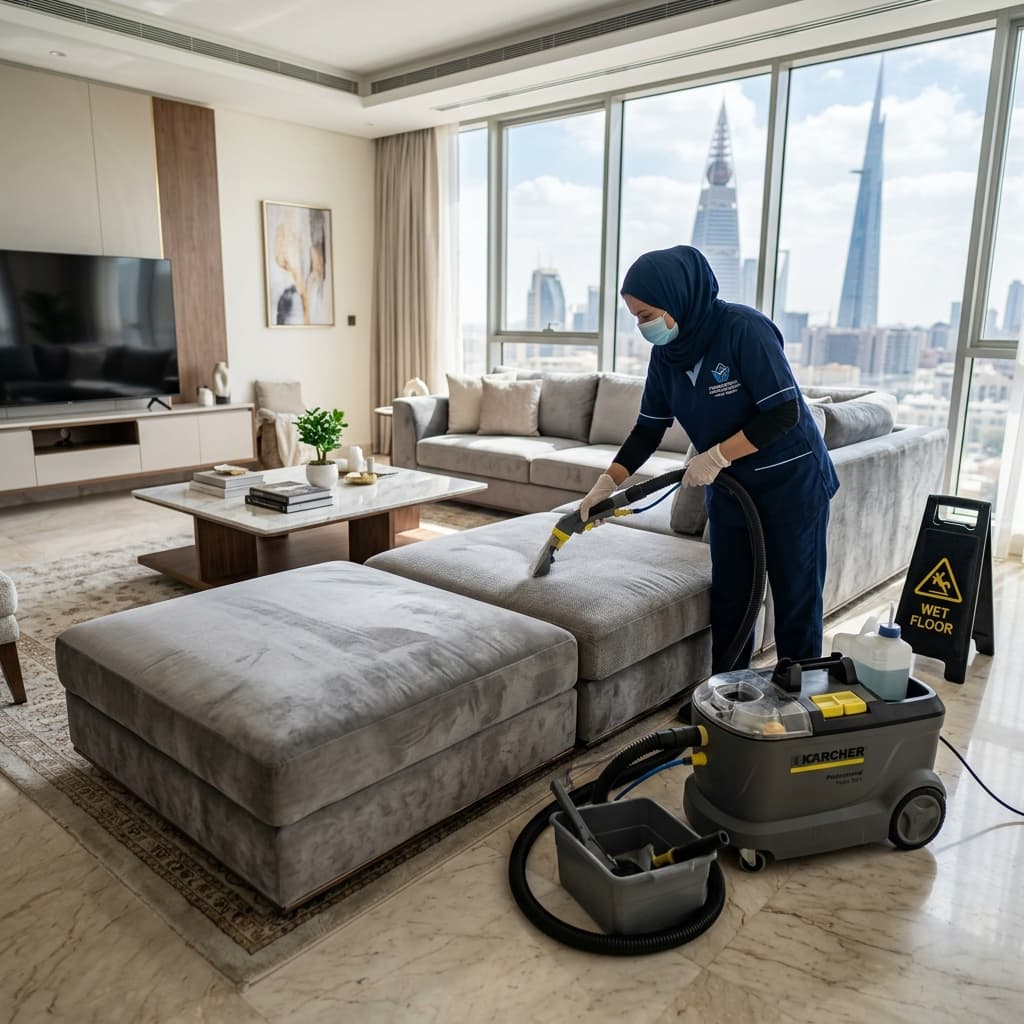 غسيل وتلميع كنب فاخر بنجران