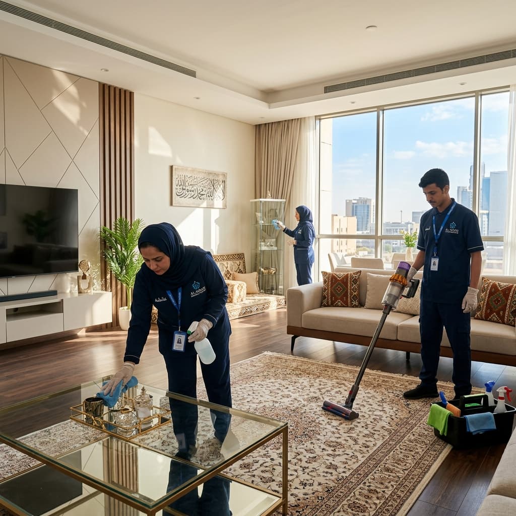 فريق تنظيف منازل محترف في نجران