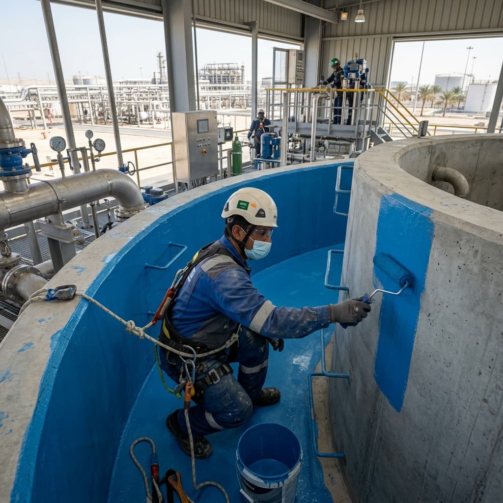 عزل خزانات المياه بمكة - عزل احترافي معتمد