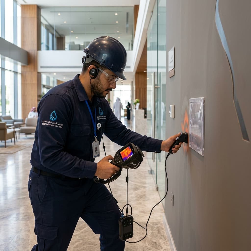 كشف تسربات المياه بمكة - أجهزة إلكترونية متقدمة بدون تكسير