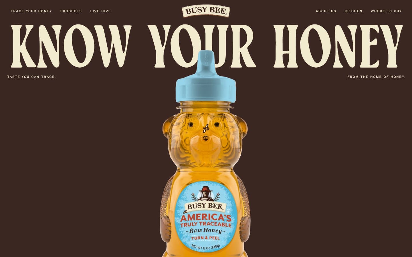 معاينة تصميم موقع Busy Bee Honey