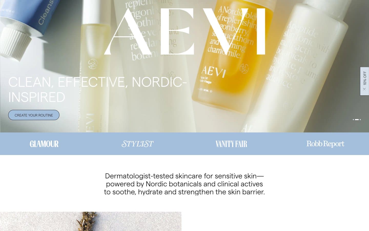 معاينة تصميم موقع Aevi Wellness
