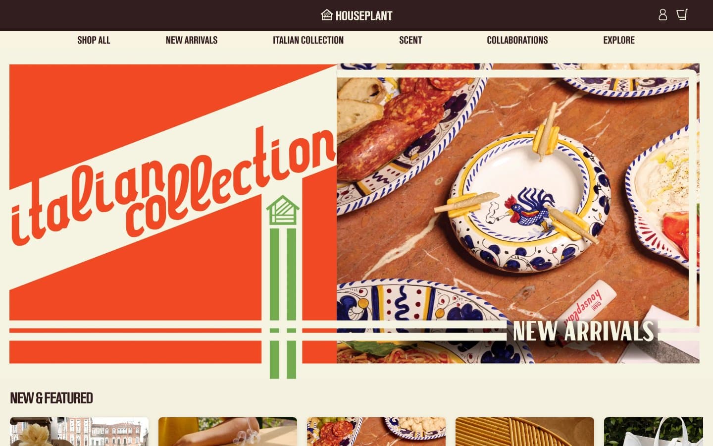 معاينة تصميم موقع HOUSEPLANT