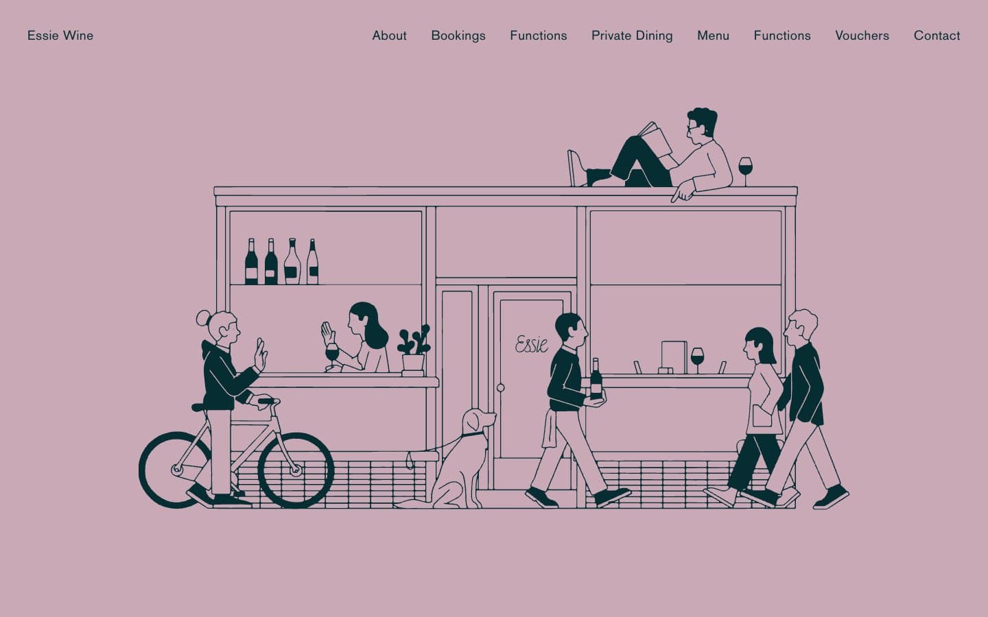 معاينة تصميم موقع Essie Wine