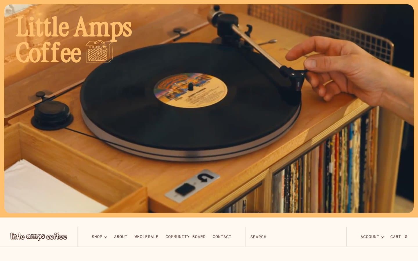 معاينة تصميم موقع Little Amps