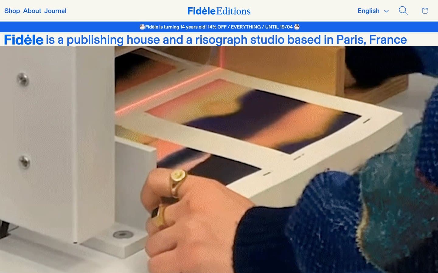 معاينة تصميم موقع Fidèle Editions