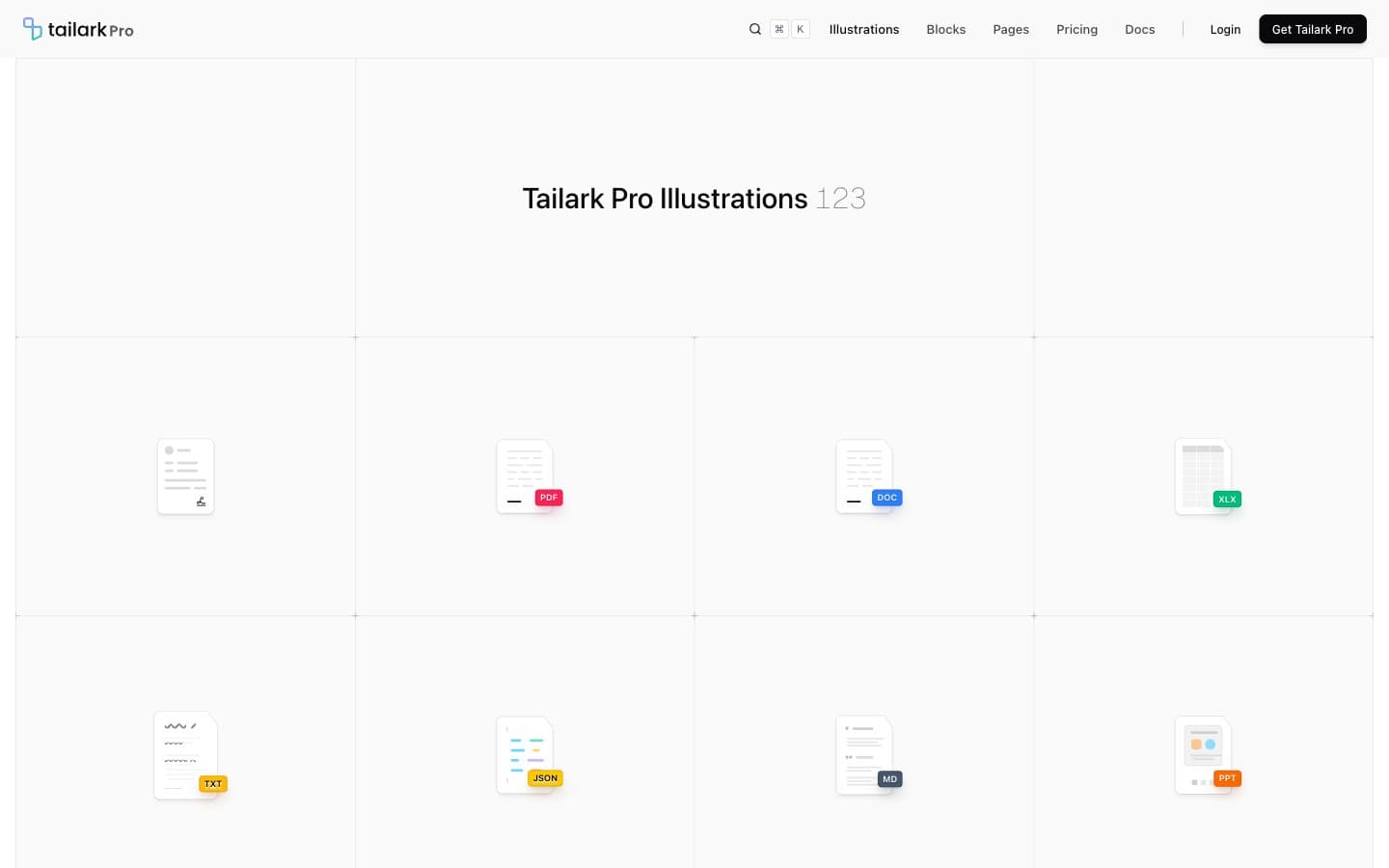 معاينة تصميم موقع Tailark Pro