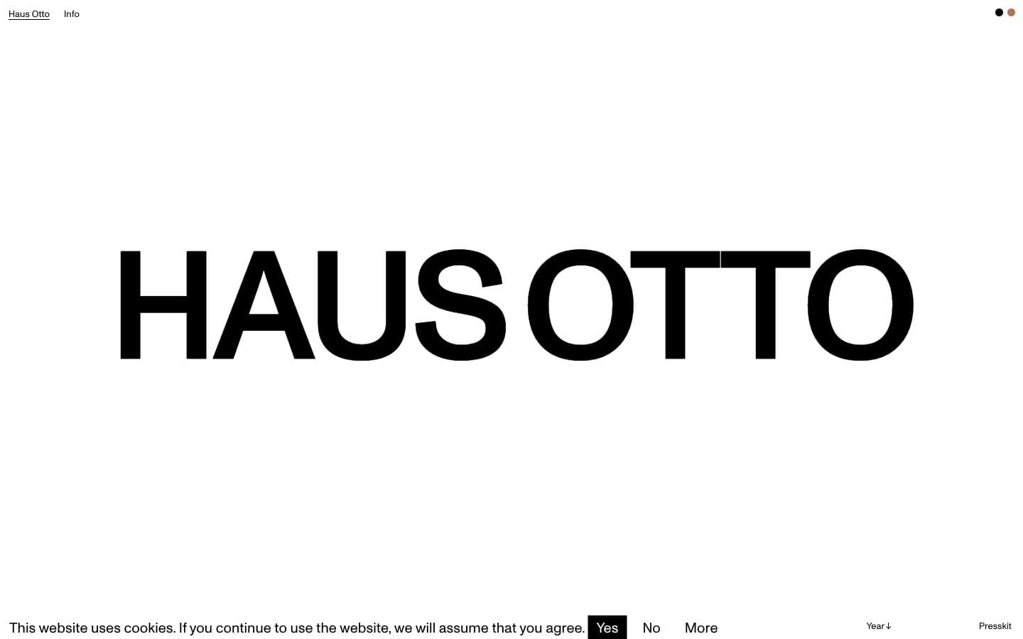 معاينة تصميم موقع Haus Otto