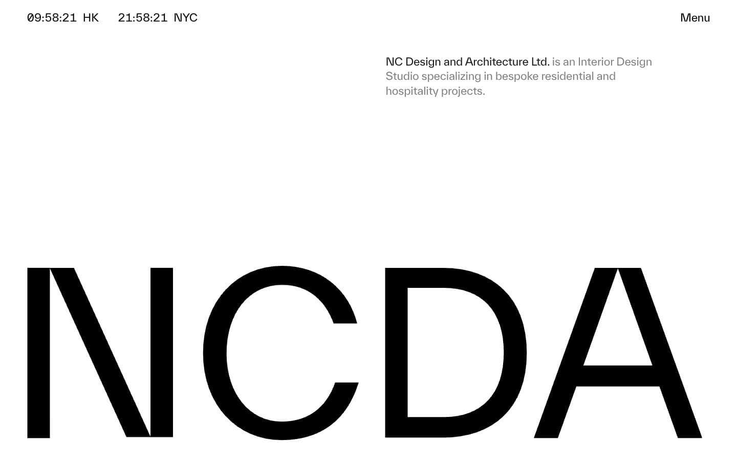 معاينة تصميم موقع NCDA