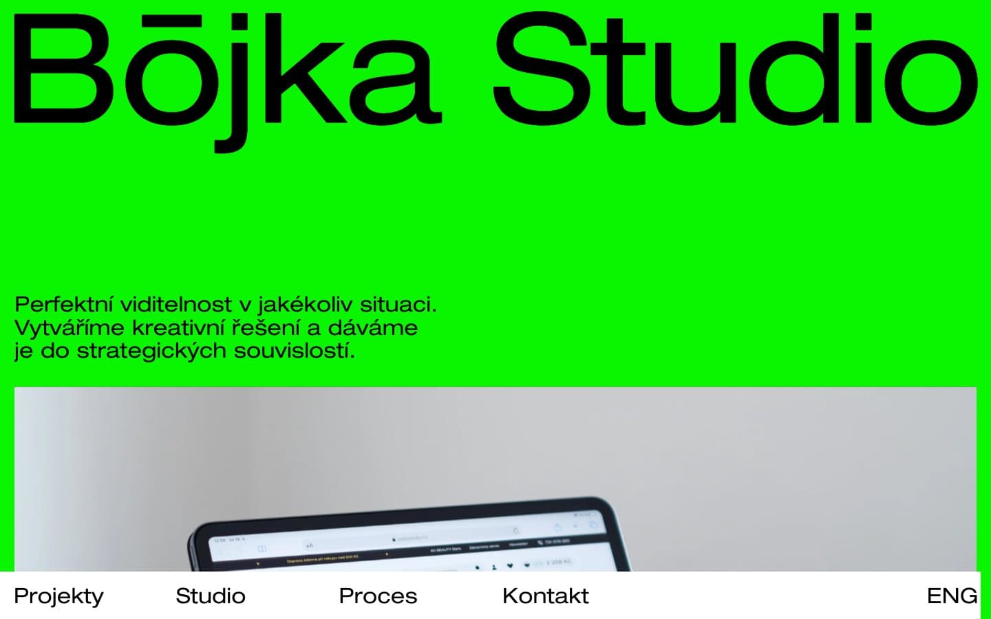معاينة تصميم موقع Bōjka Studio