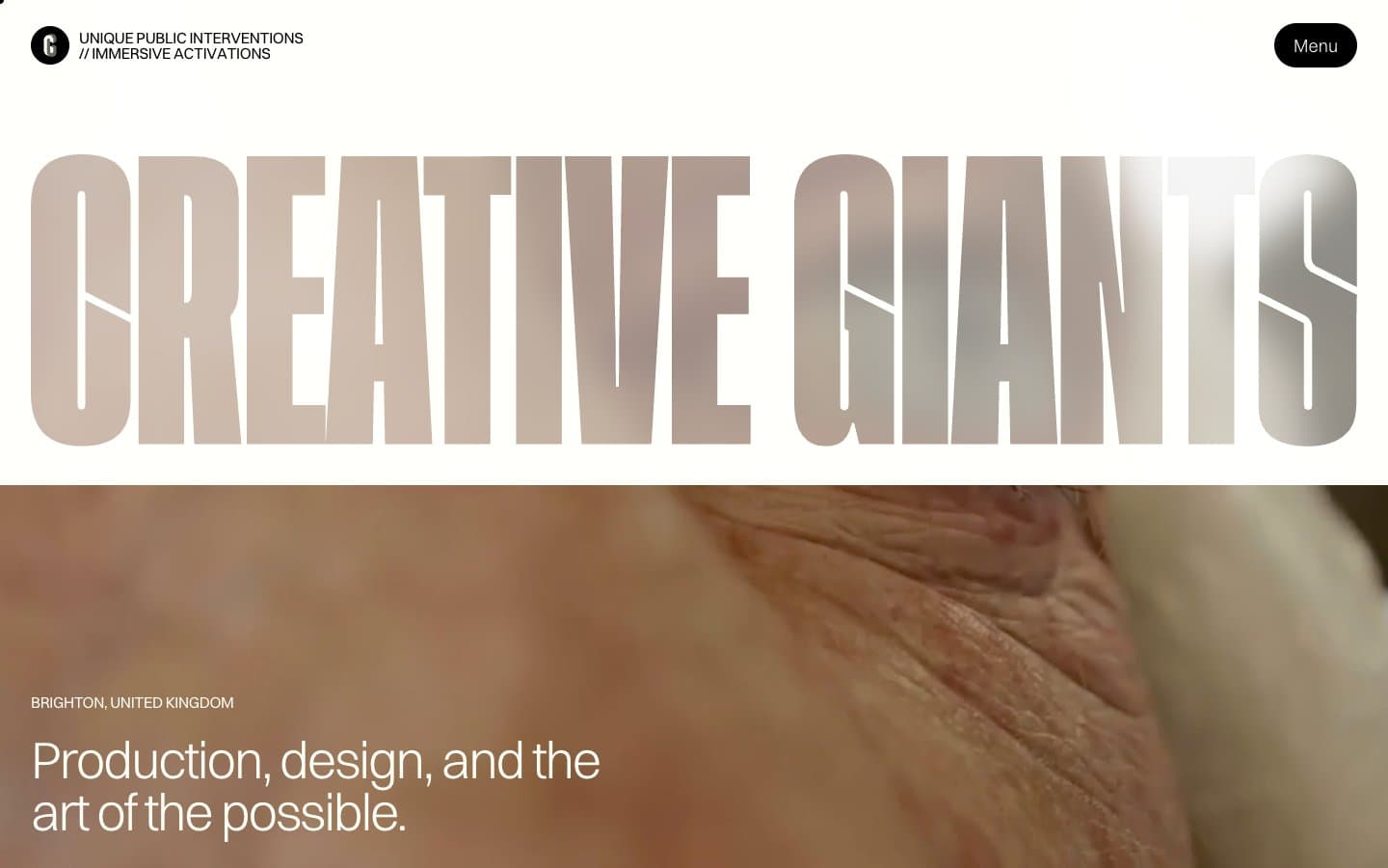 معاينة تصميم موقع Creative Giants