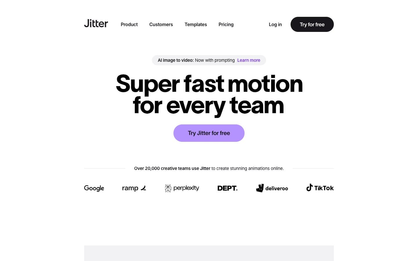 معاينة تصميم موقع Jitter