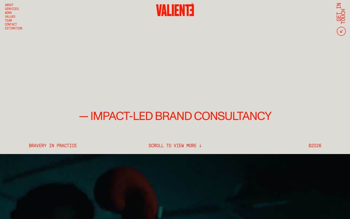 معاينة تصميم موقع VALIENTE BRANDS