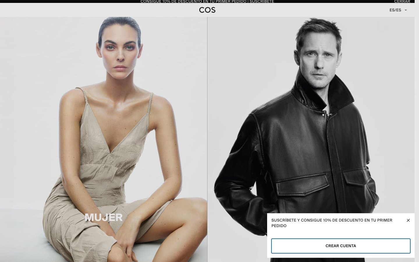 معاينة تصميم موقع COS