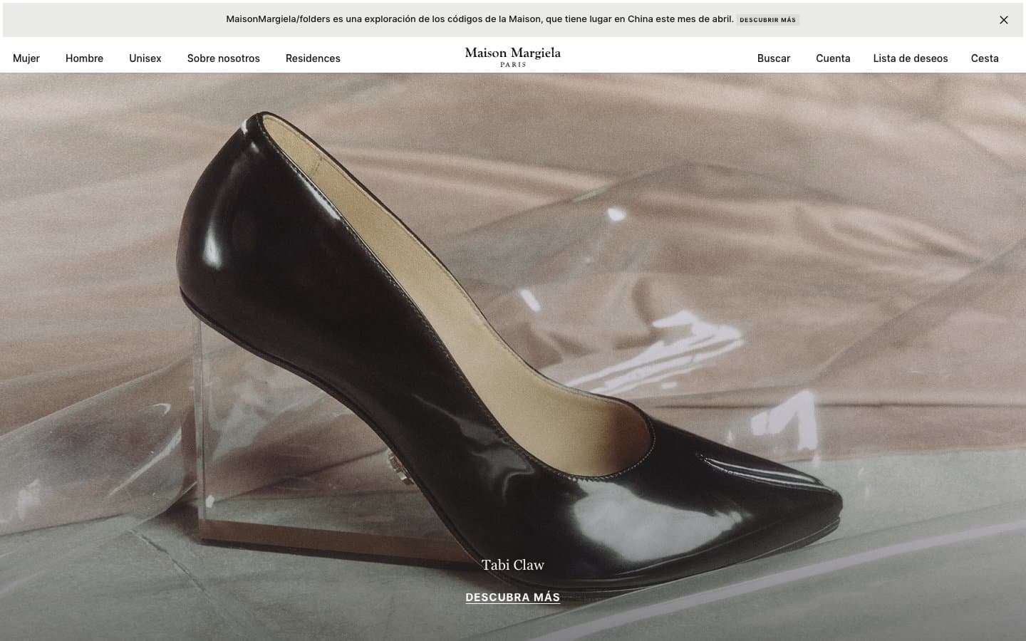 معاينة تصميم موقع Maisonmargiela