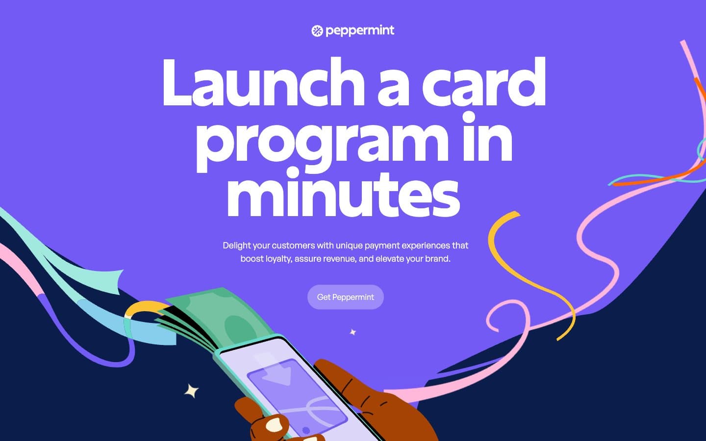 معاينة تصميم موقع Peppermint