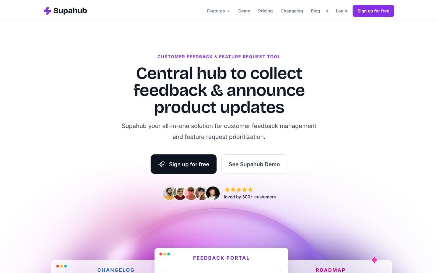 معاينة تصميم موقع Supahub