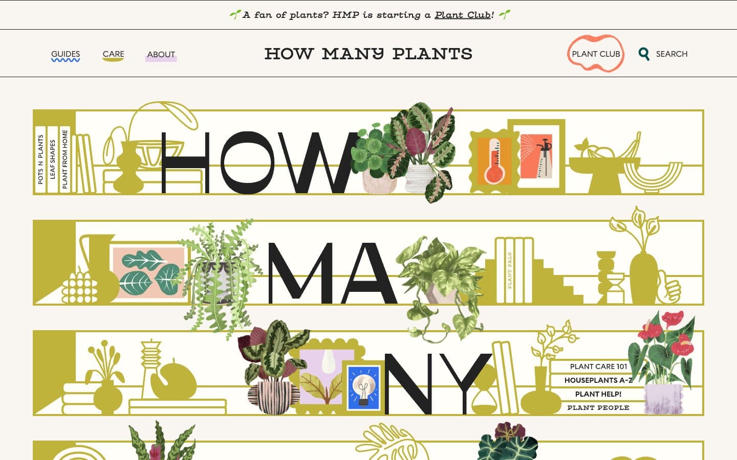 معاينة تصميم موقع How Many Plants