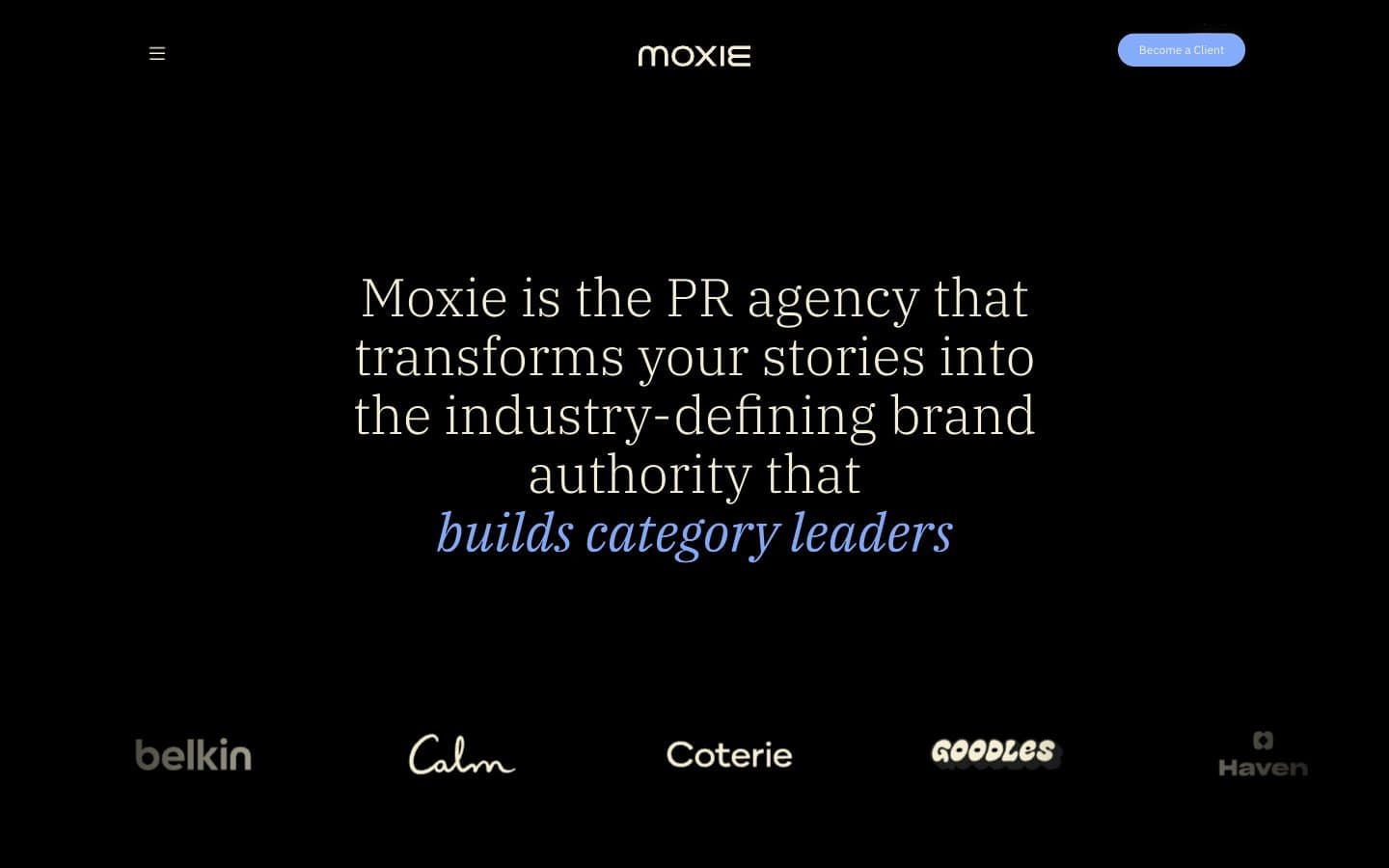 معاينة تصميم موقع Moxie