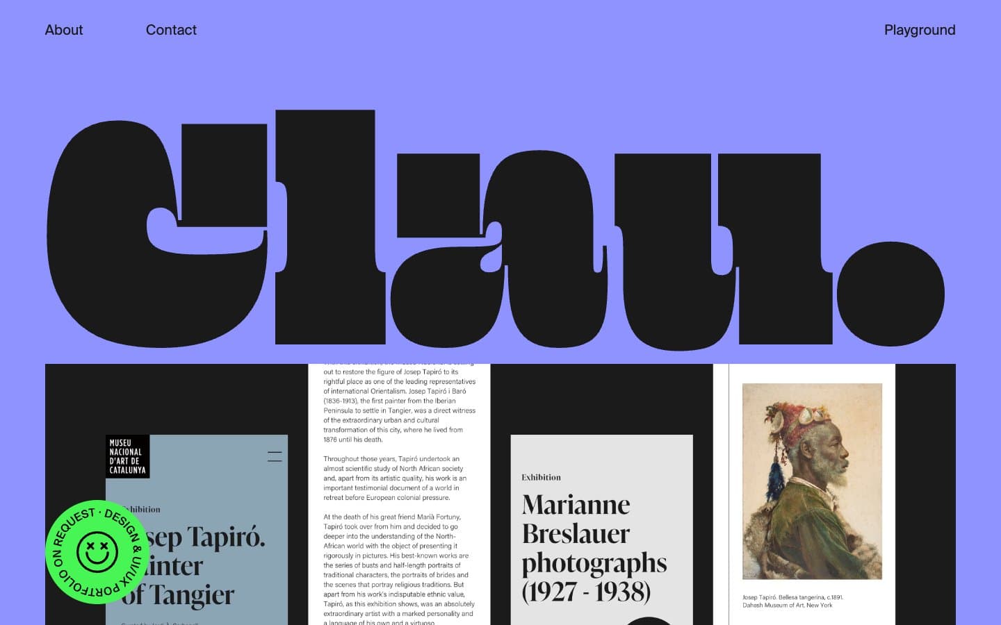 معاينة تصميم موقع clau.as.kee