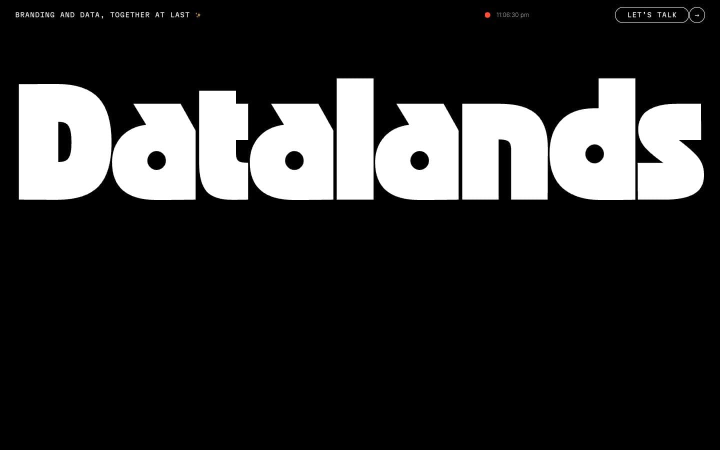 معاينة تصميم موقع Datalands