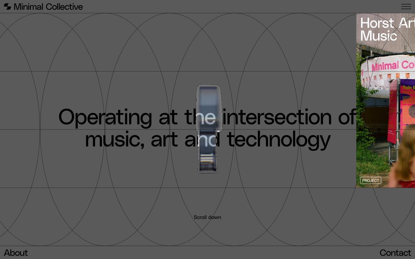 معاينة تصميم موقع Minimal Collective