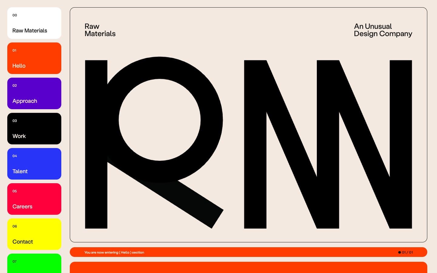 معاينة تصميم موقع Raw Materials
