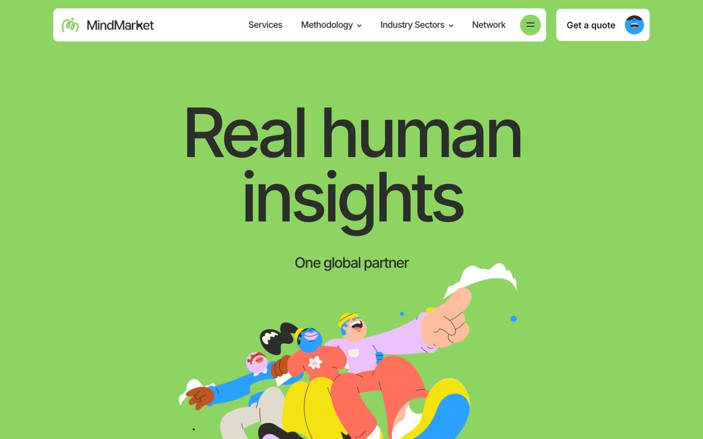 معاينة تصميم موقع MindMarket