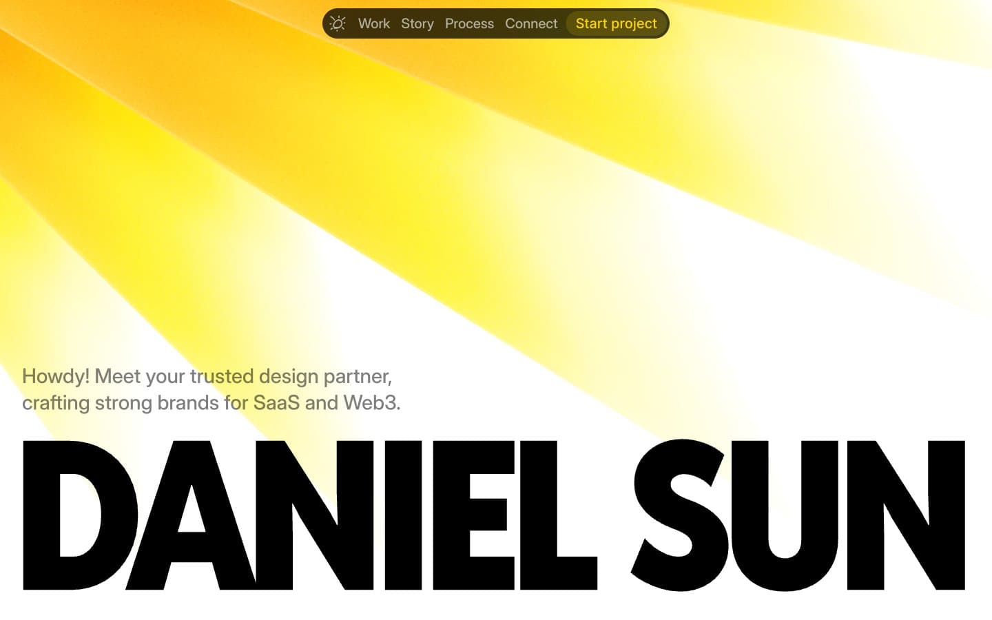 معاينة تصميم موقع Daniel Sun