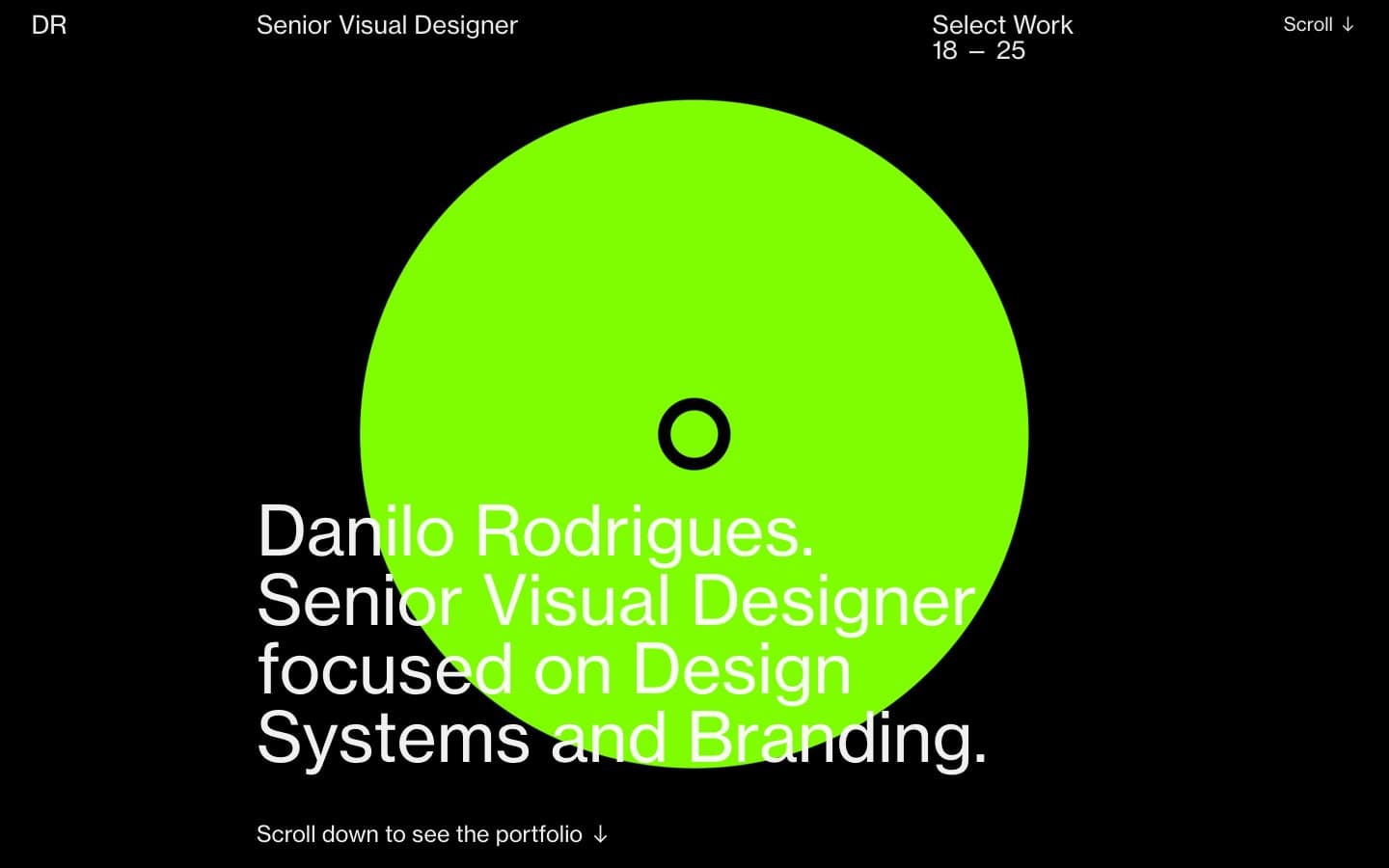 معاينة تصميم موقع Danilo Rodrigues