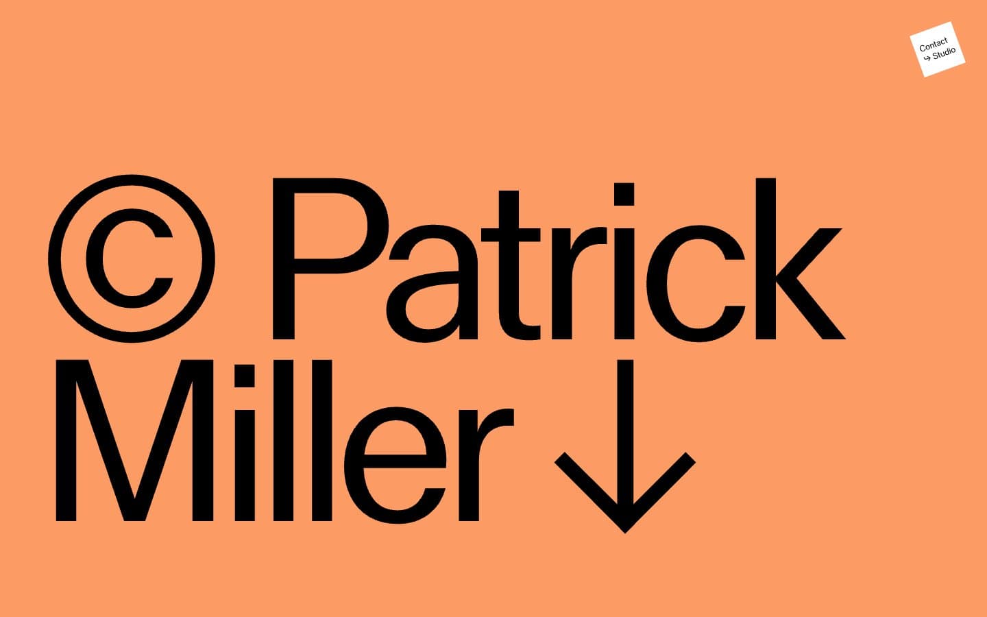 معاينة تصميم موقع Patrick Miller