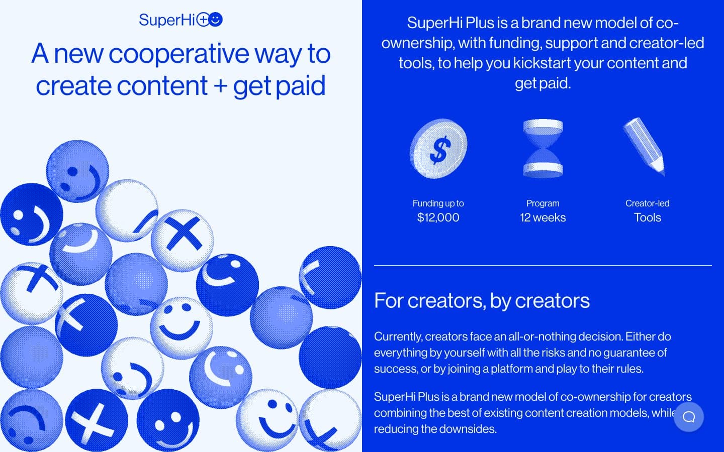 معاينة تصميم موقع SuperHi Plus