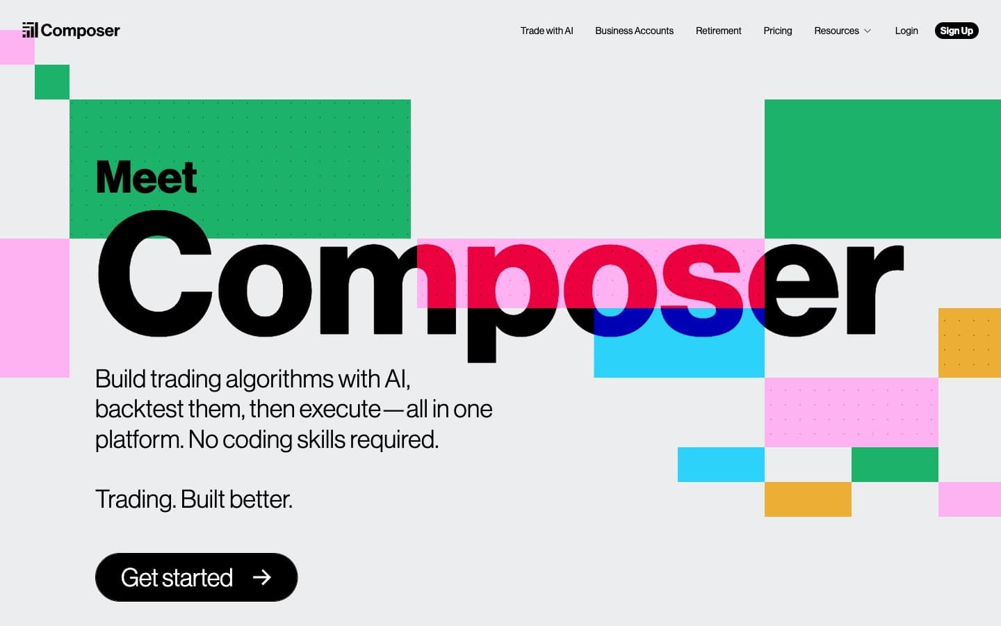 معاينة تصميم موقع Composer