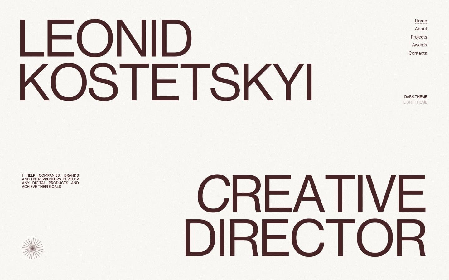 معاينة تصميم موقع Leonid Kostetskyi