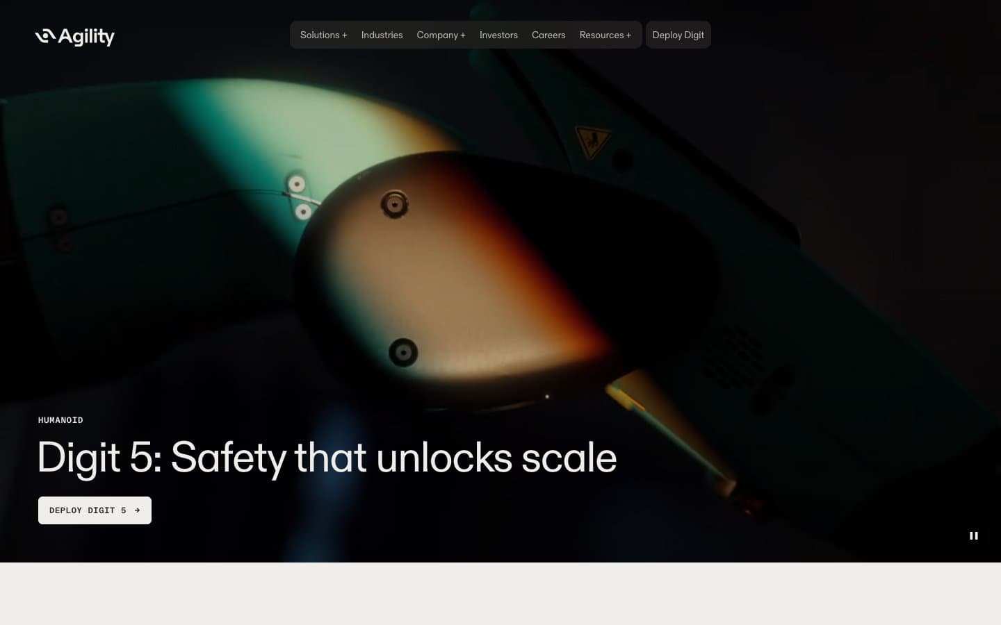 معاينة تصميم موقع Agility Digit 5