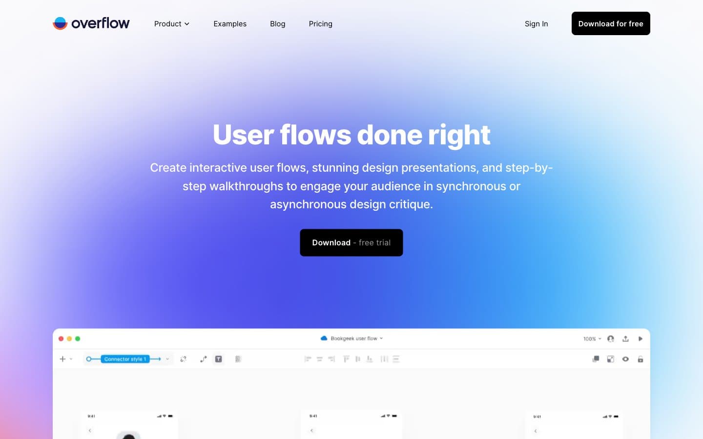 معاينة تصميم موقع Overflow