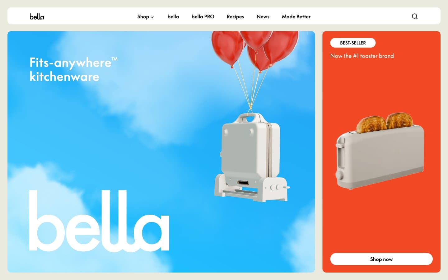 معاينة تصميم موقع bella Kitchen Appliances