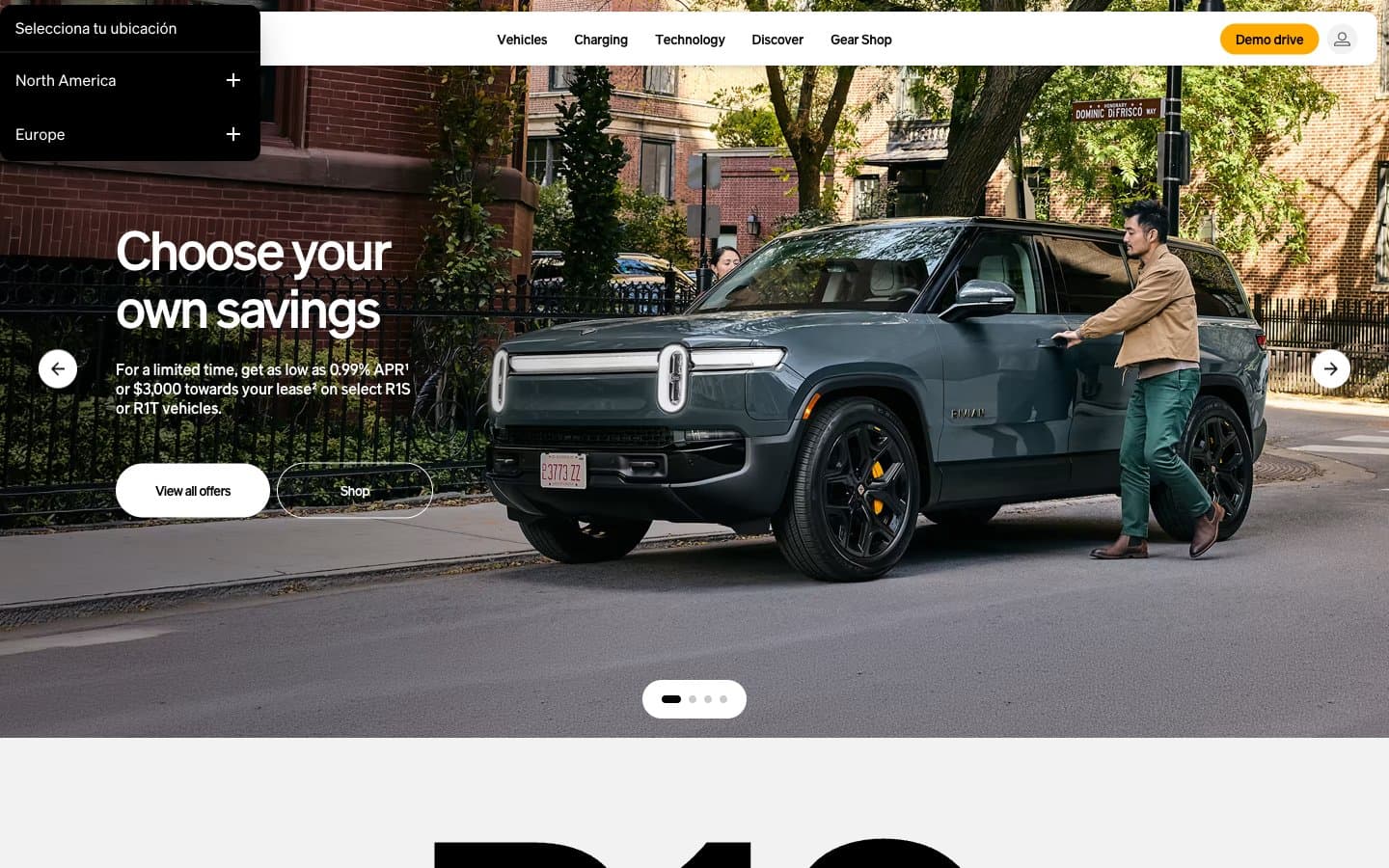 معاينة تصميم موقع Rivian