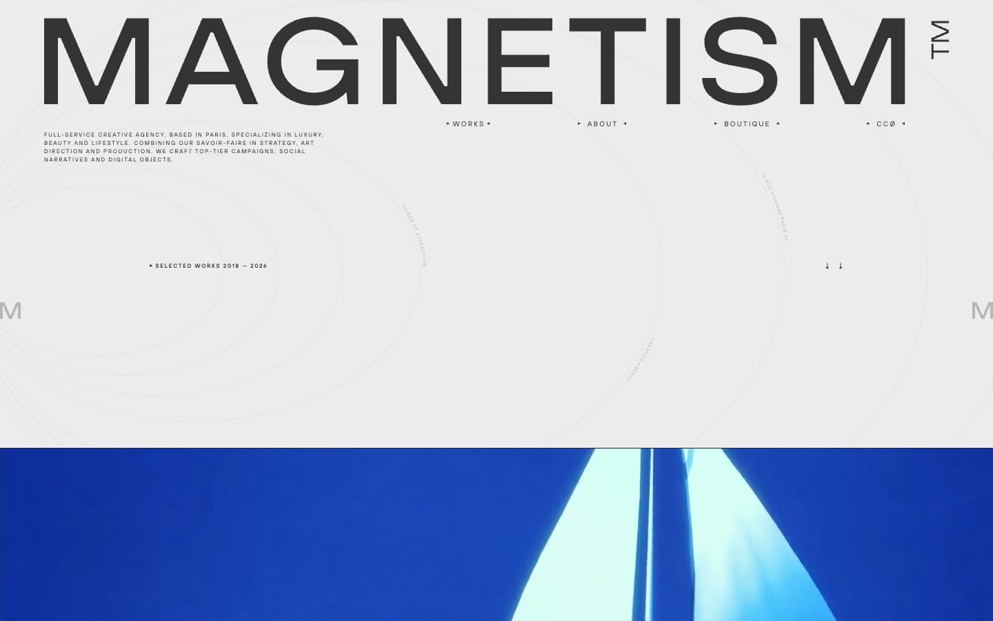 معاينة تصميم موقع Magnetism