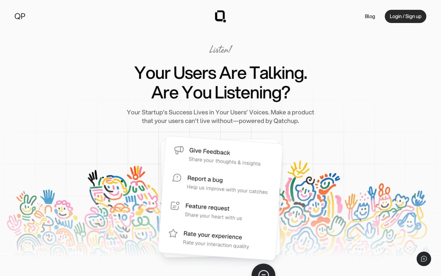 معاينة تصميم موقع Qatchup