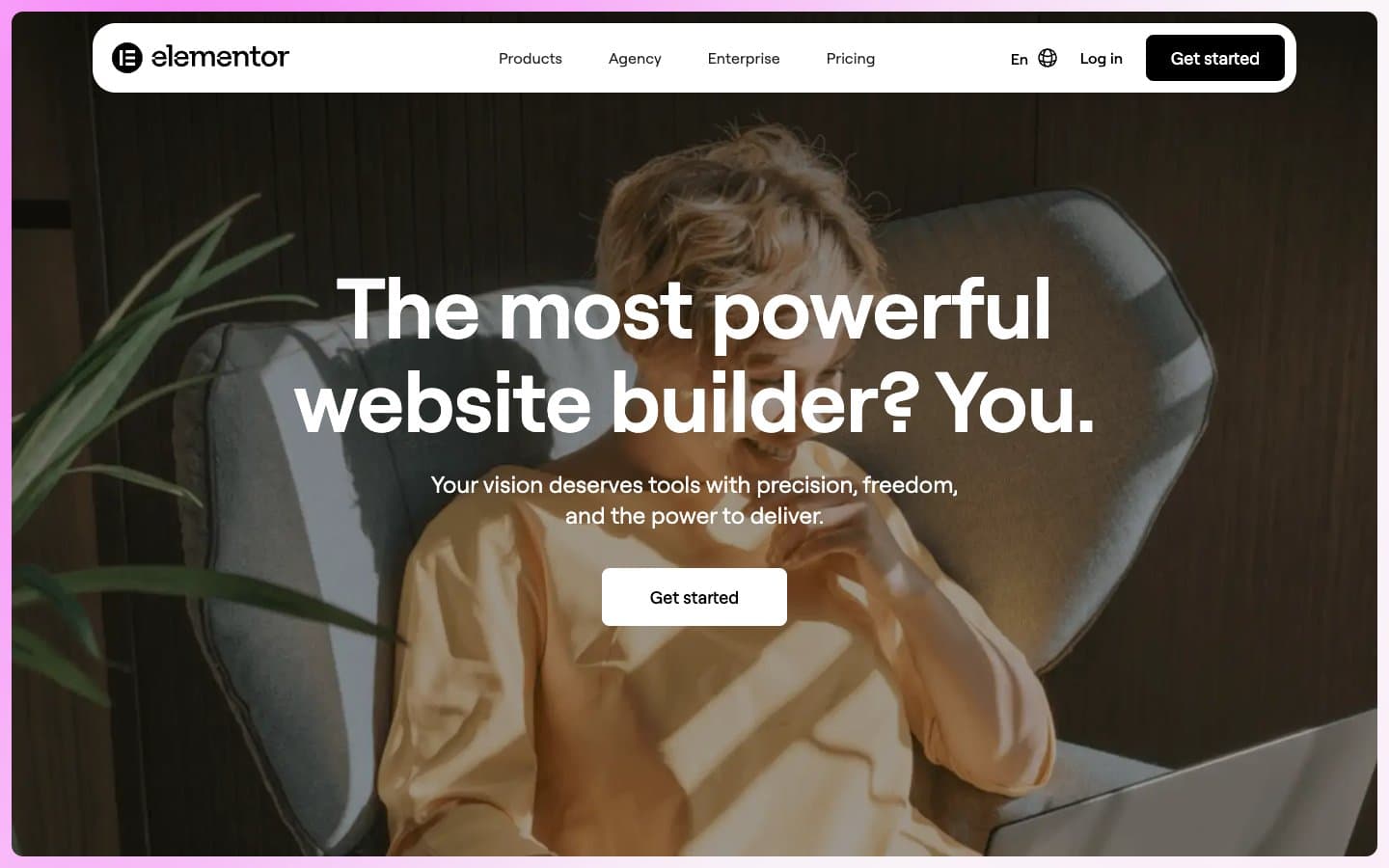 معاينة تصميم موقع Elementor