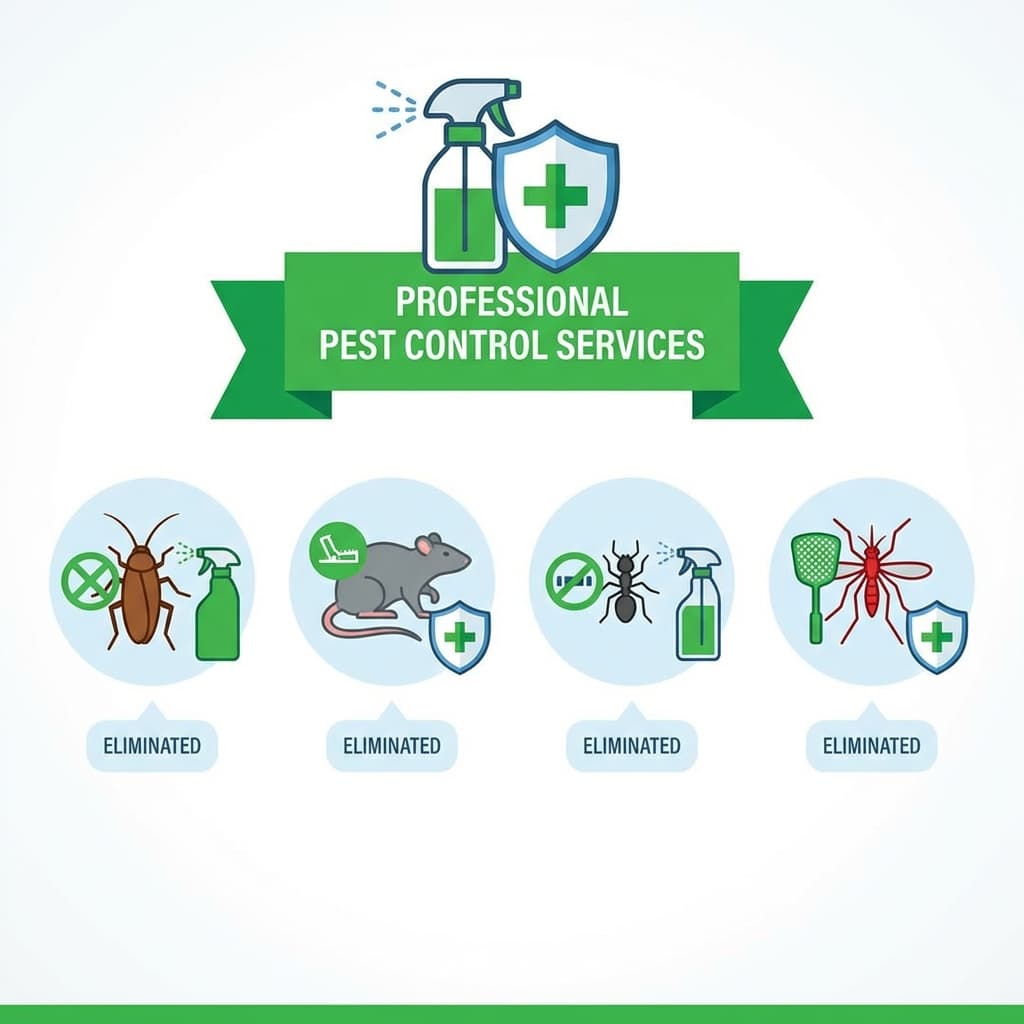 خدمات مكافحة الحشرات في أبوظبي
