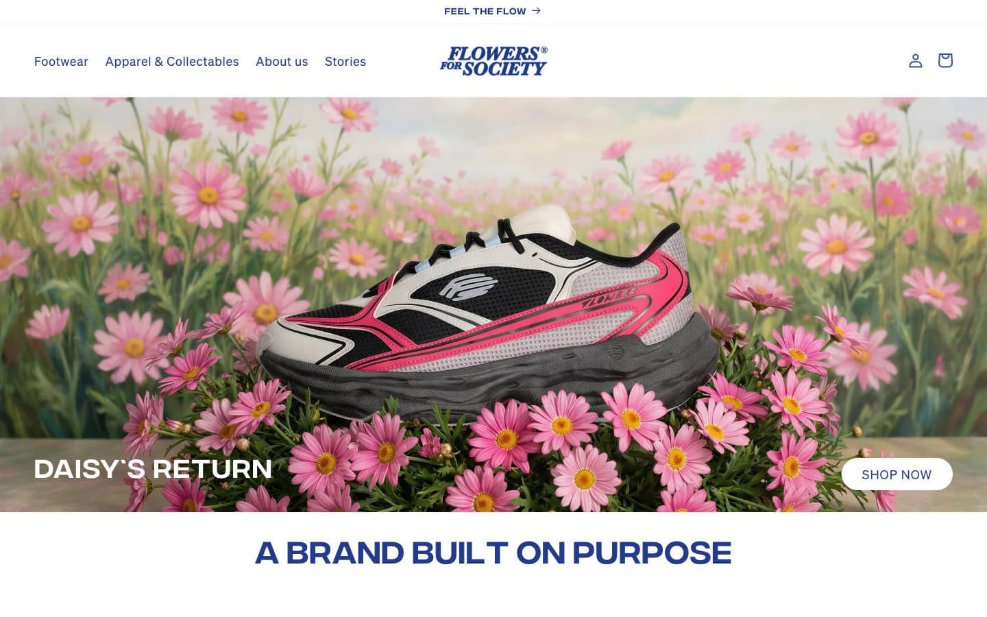 معاينة تصميم موقع Flowers For Society