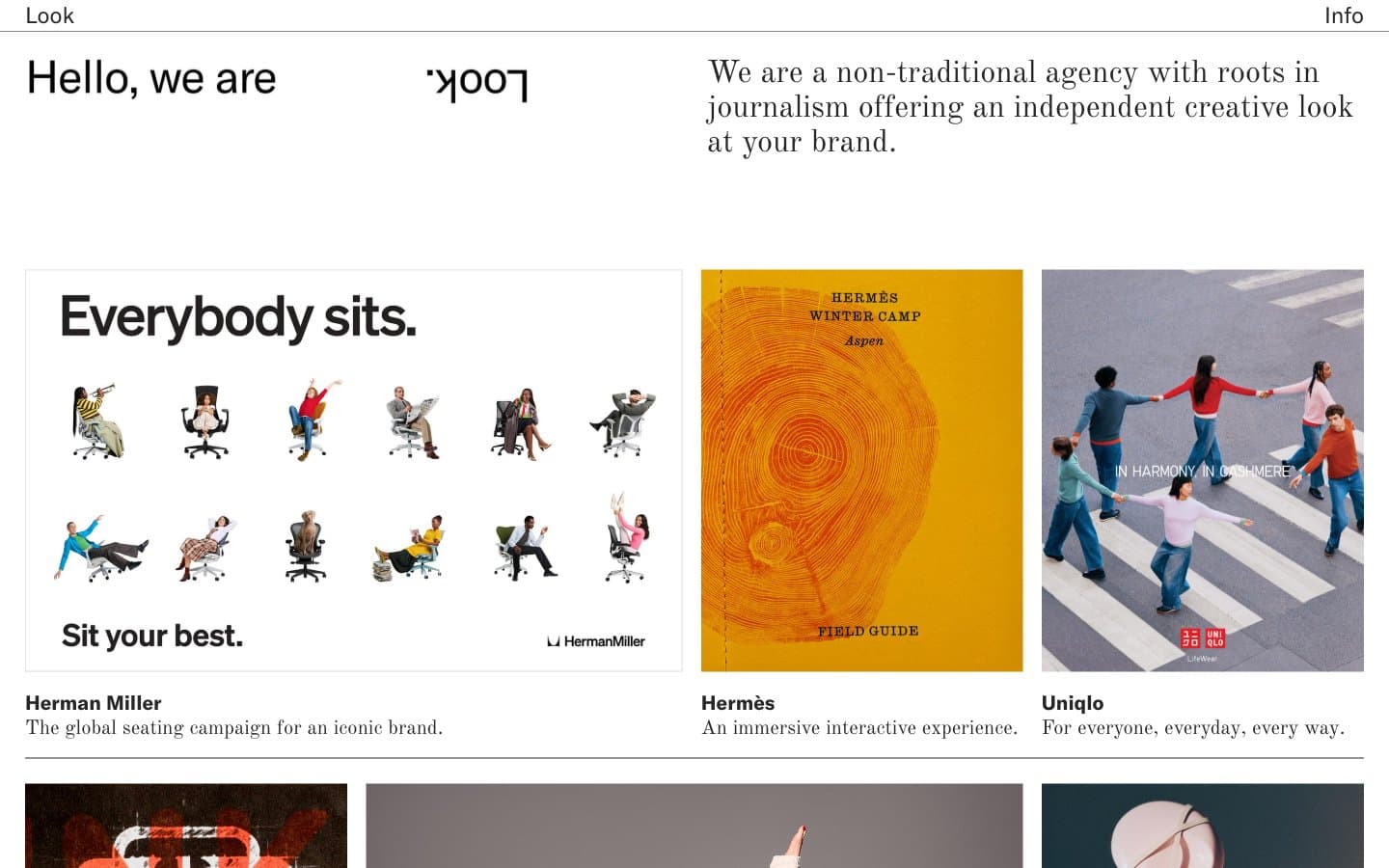 معاينة تصميم موقع Look inc