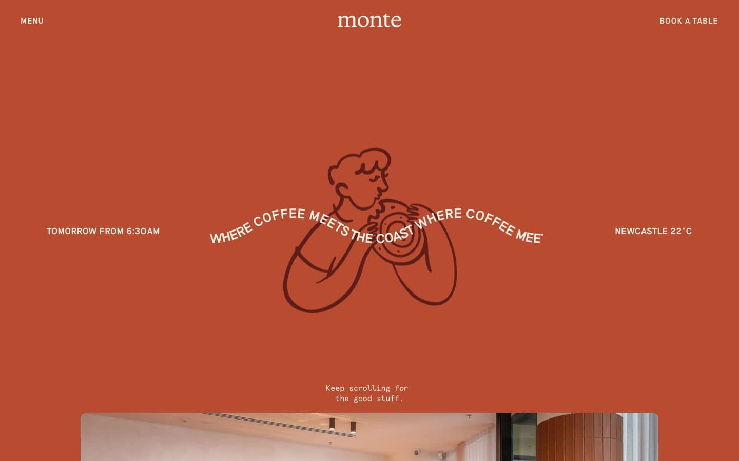 معاينة تصميم موقع Monte