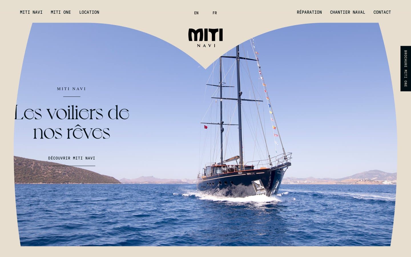 معاينة تصميم موقع Miti Navi