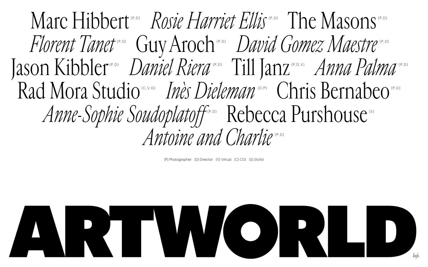 معاينة تصميم موقع ARTWORLD