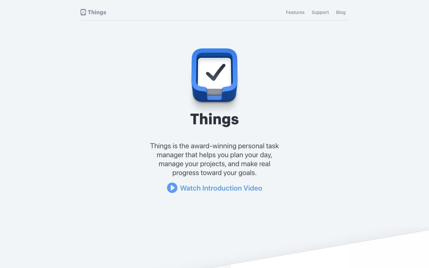 معاينة تصميم موقع Things