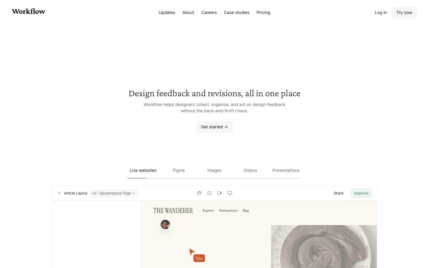 معاينة تصميم موقع Workflow